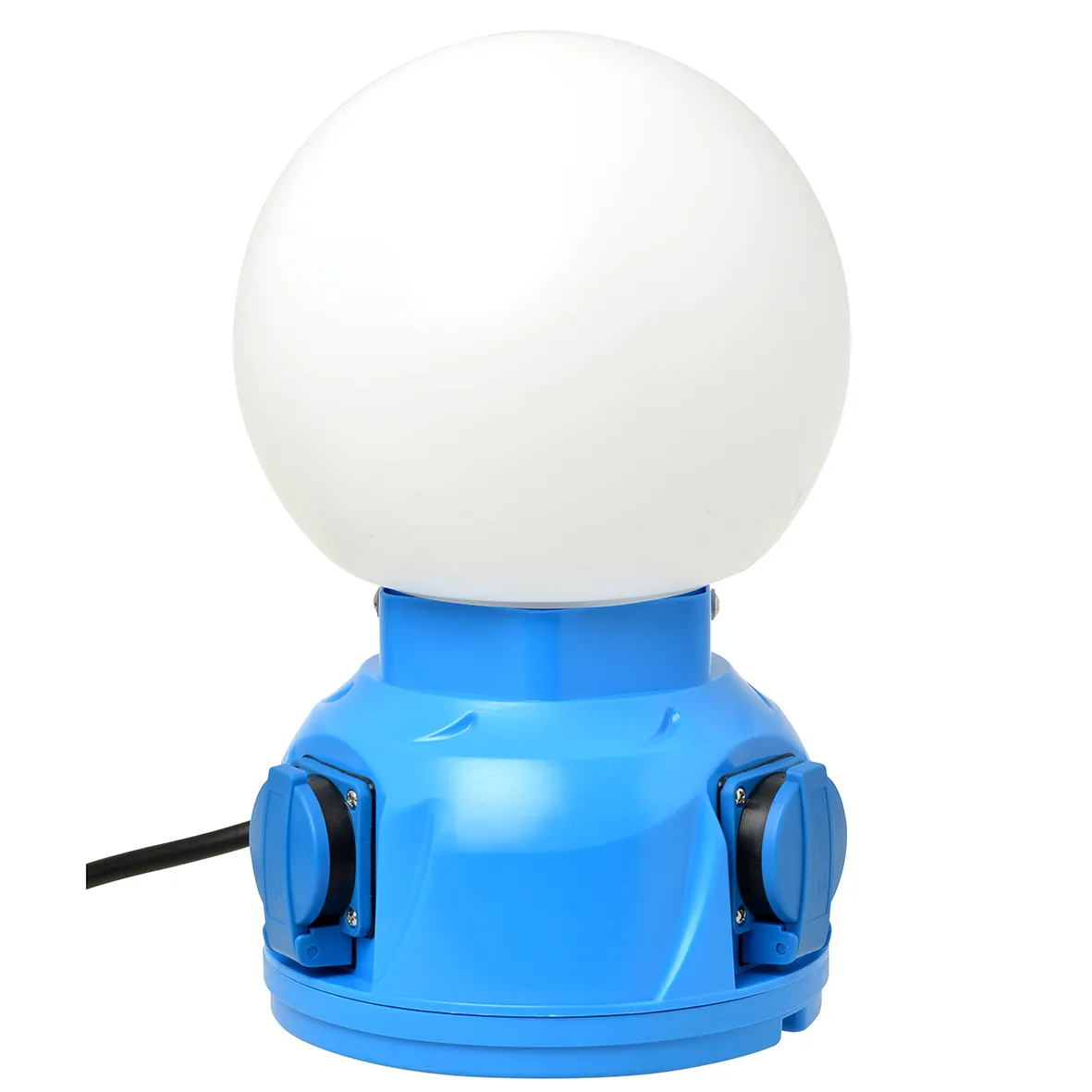 81271 Doorlus LED werklamp BOL 28W | 2700lm + 2x wandcotactdoos IP54 | met 5 meter kabel en stekker H07RN-F 3X1.5mm²