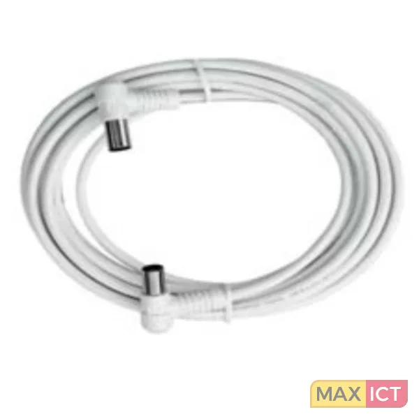 Axing Axing BAK 153-00 coax-kabel 1,5 m IEC Wit