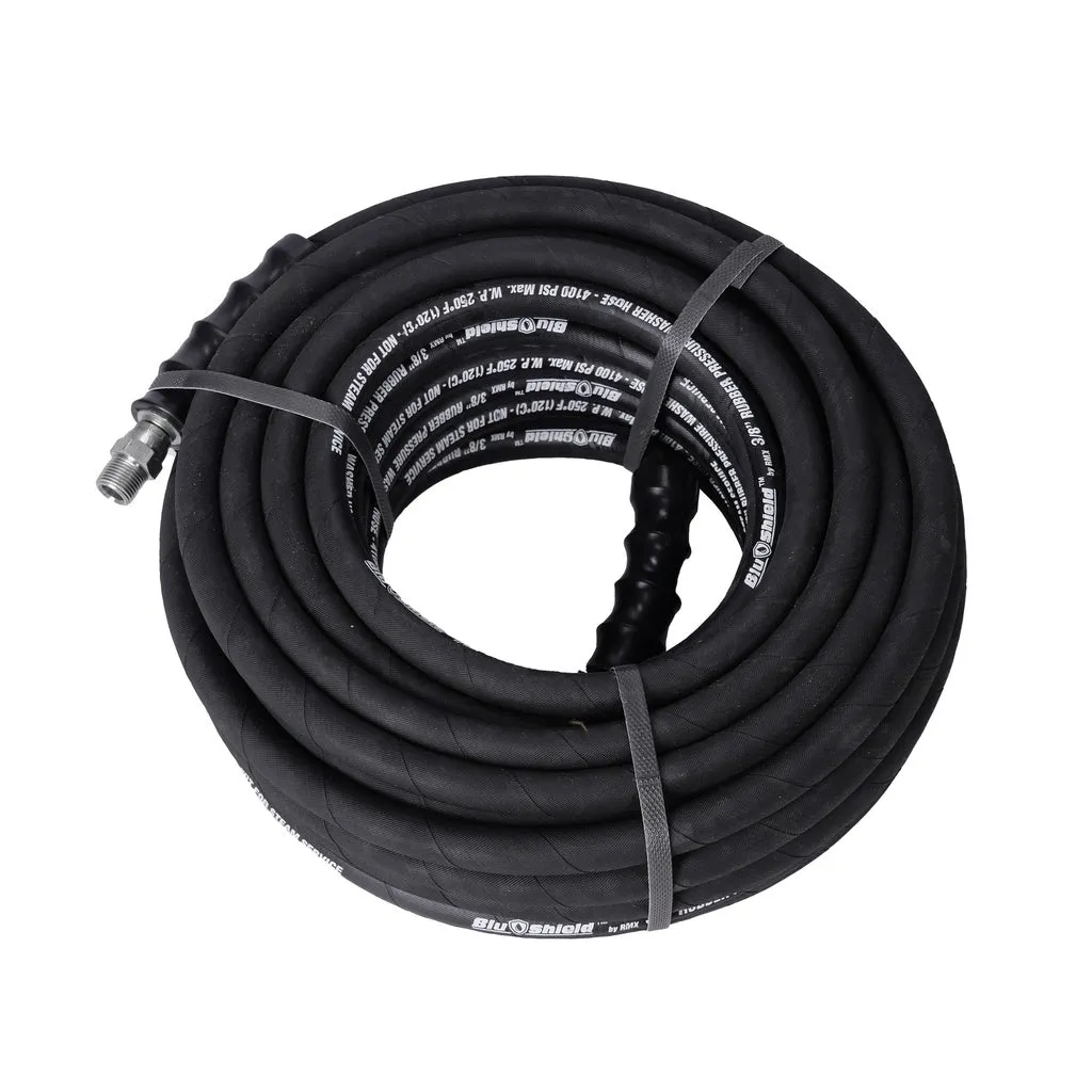 Blushield Rubber hogedrukreiniger slang aramide gevlochten 10mm x 20mtr