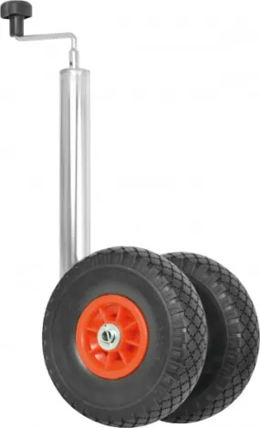 Carpoint Dubbel Neuswiel 48 Mm Met Rubber Neuswiel