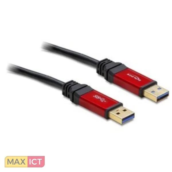 DeLOCK 5.0m USB 3.0 A USB-kabel USB 3.2 Gen 1 (3.1 Gen 1) 5 m USB A