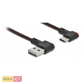 DeLOCK 85283 USB-kabel USB 2.0 2 m USB A USB C Zwart