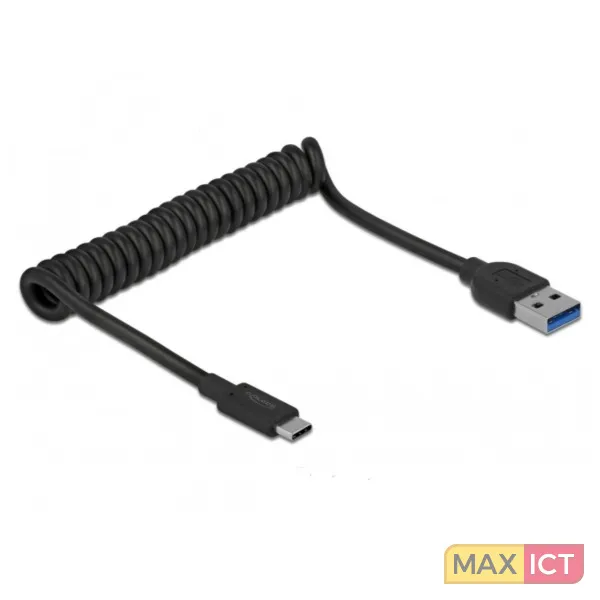 DeLOCK 85349 USB-kabel USB 3.2 Gen 2 (3.1 Gen 2) 1,2 m USB A USB C Zwart