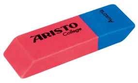 gum Geo College junior rubber rood/blauw