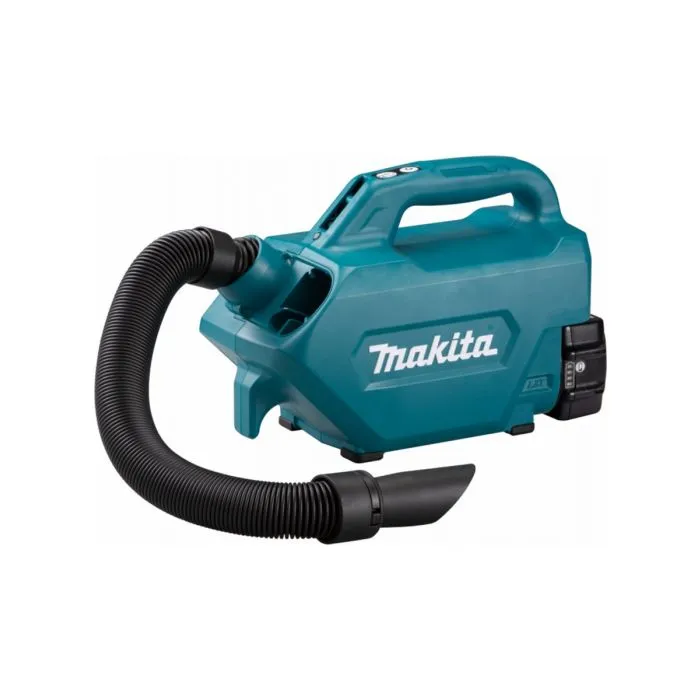 Makita DCL184RF 18V Auto Stofzuiger 3,0Ah Accu met Lader en Blaas- en zuigmonden in Doos