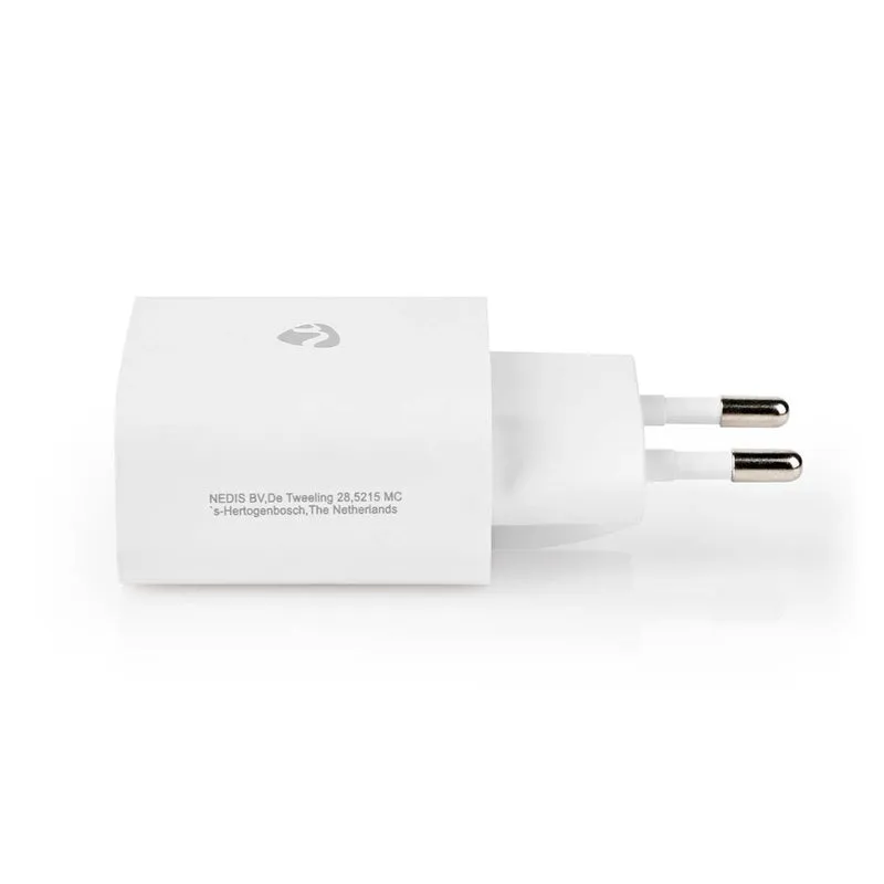 Nedis WCPD18W102WT Oplader 1x 3,0 A Outputs: 1 Usb-c™ Geen Kabel Inbegrepen 18 W Automatische