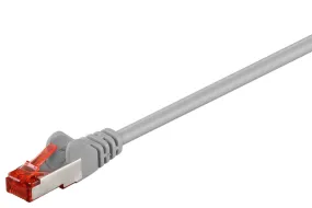 PATCH CAT6  S/FTP-KABEL 2XRJ45 10MTR GRIJS