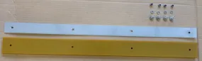 PowerPac rubber met klemmenstrook en schroeven voor handmatige sneeuwschuiver SCH74, SCH74-1