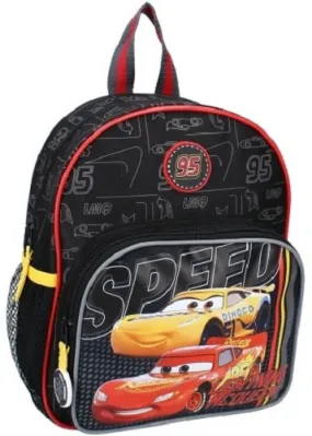 rugzak Cars junior 5,3 liter polyester zwart