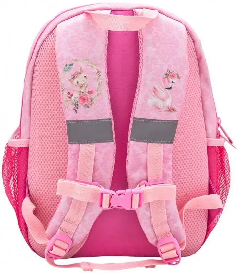 rugzak met ballerina junior 12 liter polyester roze