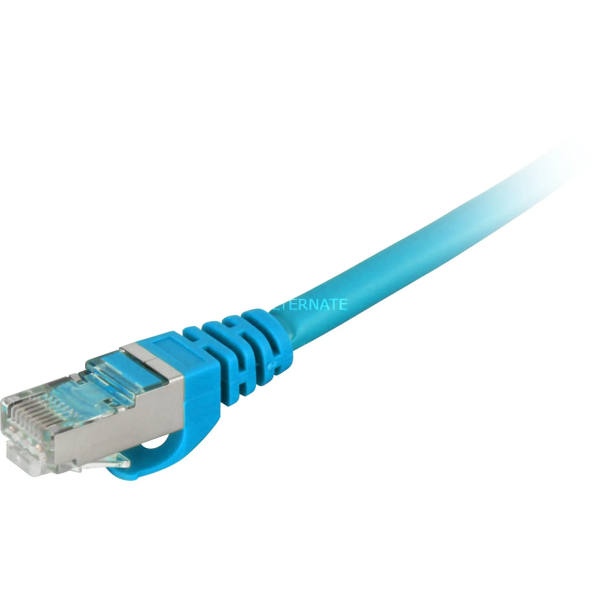 Sharkoon Patchkabel SFTP, RJ-45 met Cat.7a (Blauw, 0,5 meter, Ruwe kabel)