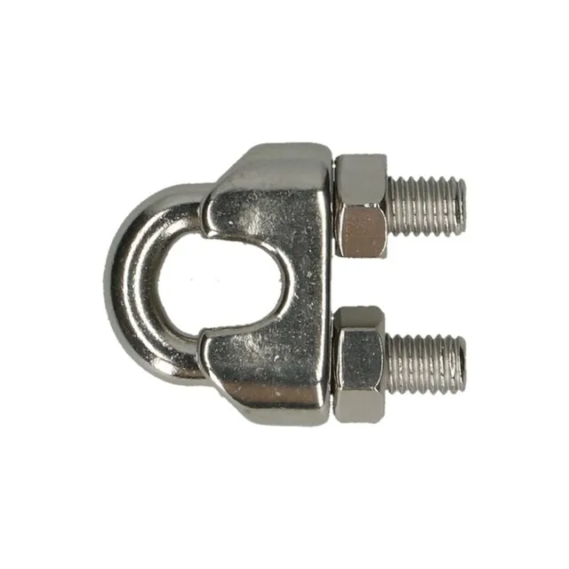 Staaldraadklem/Kabelklem DIN 741 kabel Ø5mm A4