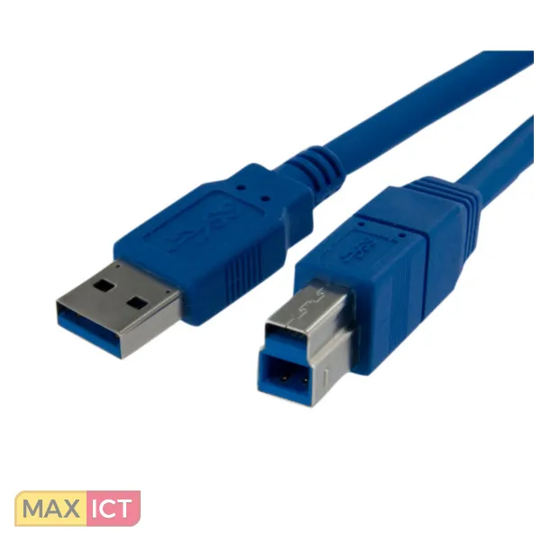 StarTech .com 1 m SuperSpeed USB 3.0-kabel A-naar-B M/M