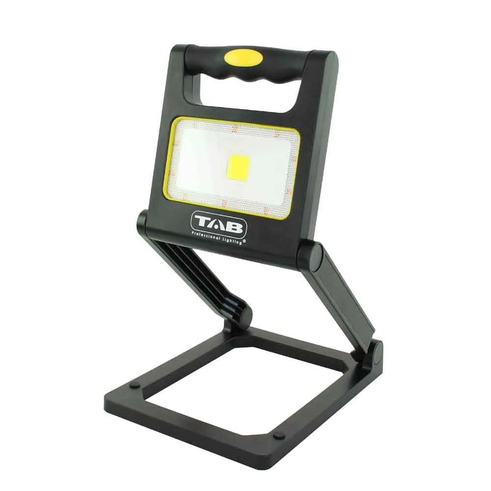 TAB88850, LED servicelamp, accu, knipperfunctie amber, IP54, 3 lichtstanden, magneten, lichtgewicht ABS, batterij-indicator, USB