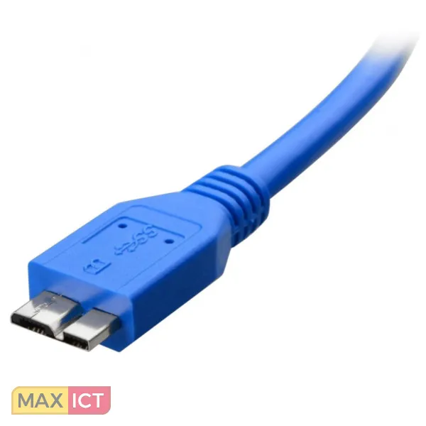 Techly Techly 1.0m USB 3.0/Micro-B USB 3.0 USB-kabel USB 3.2 Gen 1 (3.1 Gen 1) 1 m USB A Micro-USB B Blauw