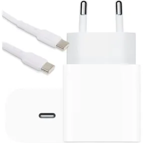 Universele USB-C Adapter / Oplader met USB-C naar USB-C kabel - Snellader - 2 Meter - Wt