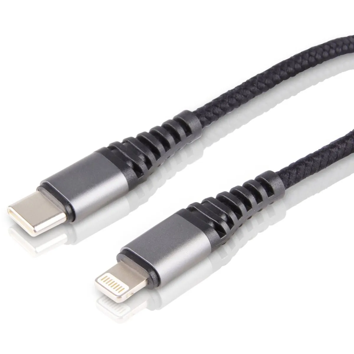 USB-C naar Lightning kabel - Uitrekbaar tot 1.5M - Krulsnoer iPhone Kabel - Autolader iPhone - Geschikt voor iPhone/iPad/Airpods