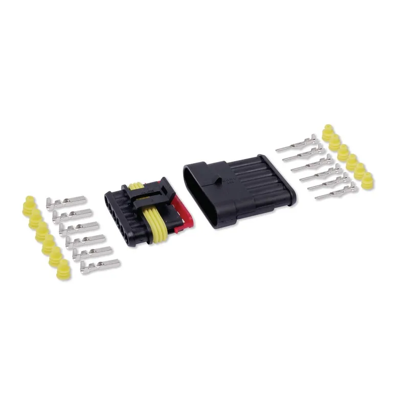 Waterdichte connectoren Superseal AMP 1.5 0.75 - 1.5 mm², IP67, set voor kabel-Ø 1-2 mm²