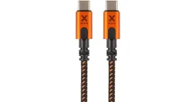 Xtorm Xtreme USB-C PD kabel 100W (Oranje/zwart, 1,5 meter)